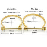 Fashion Women Barbell Dumbbell Screw Bracelet pulseira feminina Gold Bracelets & Bangles masculina Men Stainless Steel Jewelry