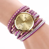 Fashion 15 Colors Summer Style Luxury Casual Geneva Wristwatch Watch Women Gold Bracelet Dress Watch Lady's Quartz