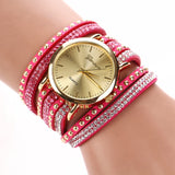 Fashion 15 Colors Summer Style Luxury Casual Geneva Wristwatch Watch Women Gold Bracelet Dress Watch Lady's Quartz