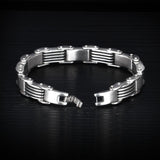 Fashion 225mm Stainless Steel Bracelets & Bangles Men Punk Jewelry 