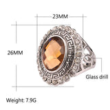 Fashion Accessories For Women Cheap Jewelry Kuniu Lots White Gold Ring RetroFor Women With Crystalls Blue Stone Ring