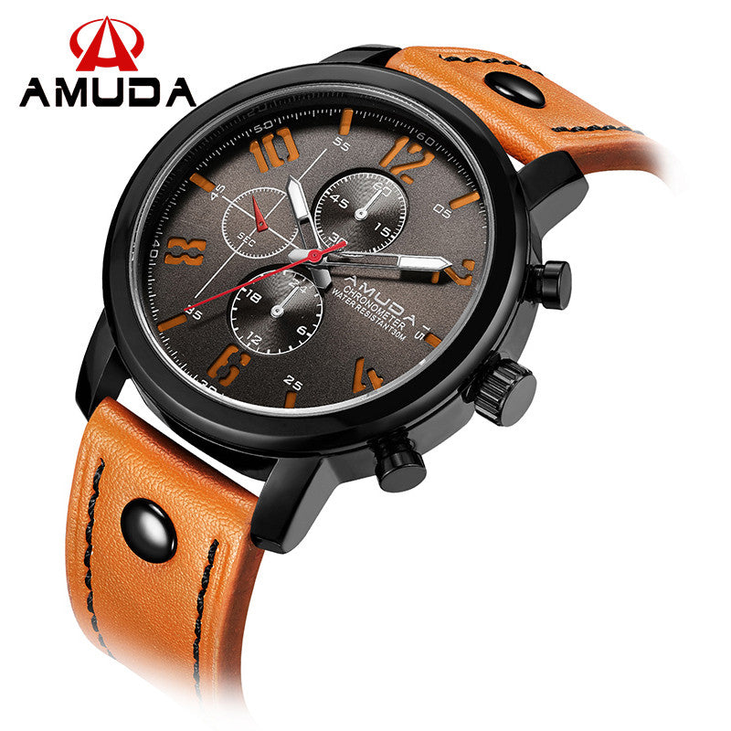 Fashion Brand AMUDA Watches Men Quartz-Watch Male Casual Analog Sports Wrist Watches Relogio Masculino Montre Homme