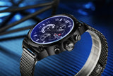 Fashion Casual Mens Watches Top Brand Luxury NAVIFORC Military Quartz Watch Men Waterproof Wristwatch