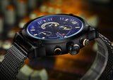 Fashion Casual Mens Watches Top Brand Luxury NAVIFORC Military Quartz Watch Men Waterproof Wristwatch