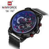 Fashion Casual Mens Watches Top Brand Luxury NAVIFORC Military Quartz Watch Men Waterproof Wristwatch