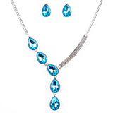 Fashion Jewelry Sets Crystal Necklace Green Crystal Wedding Jewelry New High Quality Party Gifts
