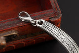 Fashion Jewelry Turquoise Stone Bracelet Silver Plated Flower Alloy Metal Carved Charm Link Chain Bracelets brazalete