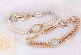 Fashion Luxury Pearl Bracelet Quartz Watches Women Casual Watch Women Wristwatches