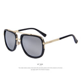 Fashion Men Sunglasses Classic Women Brand Designer Metal Square Sun glasses 