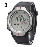 Fashion Men's Women's Waterproof LCD Digital Stopwatch Date Rubber Sport Wrist Watch
