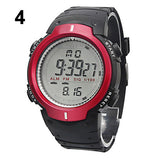 Fashion Men's Women's Waterproof LCD Digital Stopwatch Date Rubber Sport Wrist Watch