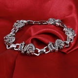 Fashion Punk Stainless Steel Bracelet Men Dragon Bracelet Christmas Gift Charms Friendship Feme Bracelets Bangles Women