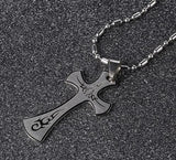 Fashion Silver chain Men Necklaces Jewelry Slippy Bat Batman Sign Pendant Stainless Steel Pendant with Chain Necklace