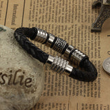 Fashion Stainless Steel Bracelet Genuine Leather Bracelets & Bangles Women & Men Jewelry 