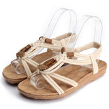 Fashion Summer High Quality Woman Flat Sandals Gladiator Sandalias Mujer Brief Herringbone Flip-flop Sandals Female Shoes