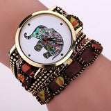 Fashion Top Design Casual Summer Style Fabric Bracelet Wristwatch Women Dress Watches Brand Geneva Long Chain Watch