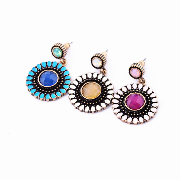 Fashion earrings accessories flower women's earrings vintage earrings
