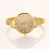 Fashion Luxury Band Watch Women Stainless Steel Strap Golden Watch Women Dress Watches quartz bracelet Wristwatches Hour