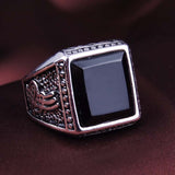 Fine Jewelry 925 Sterling Silver Turquoise Ring Gorgeous Lord Of The Rings For Men New Fashion Engagement Ring