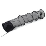 Floating Fish Fishing Basket Mesh Net Collapsible Fresh Water 5 Tiers nylon + metal Black 141cm High quality