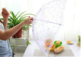 Food Covers Umbrella Style Anti Fly Mosquito Kitchen diameter 65cm cooking Tools meal cover Hexagon gauze table food cover