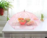 Food Covers Umbrella Style Anti Fly Mosquito Kitchen diameter 65cm cooking Tools meal cover Hexagon gauze table food cover