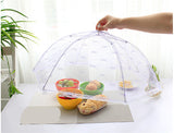 Food Covers Umbrella Style Anti Fly Mosquito Kitchen diameter 65cm cooking Tools meal cover Hexagon gauze table food cover