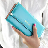HOT sale Fashion Lady Women popular Purse N682 Long Wallet Bags PU Handbags Card Holder Birthday part Gift