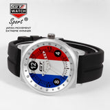 GT WATCH French Flag Montres GT Racing Sport Men's Military Wristwatch Unisex Fashion Women Casual Silicone Trend Watch