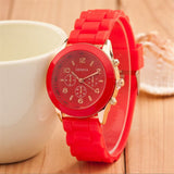 Geneva Casual Watch Women Dress Watch 2015 Quartz Military men Silicone watches Unisex Wristwatch Sports watch relogio feminino