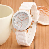 Geneva Casual Watch Women Dress Watch 2015 Quartz Military men Silicone watches Unisex Wristwatch Sports watch relogio feminino
