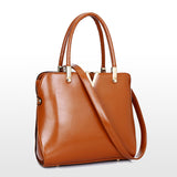 Genuine Leather Solid Purses+Shoulder +Handbag 3 PCS/Set Luxury Women Designer Handbags High Quality Sac a Main Composite Bag