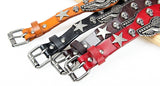 Luxury design ! Genuine leather wrap evil bracelet for women men multicolor wide skull charm men's bracelets