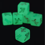 Night Lights Love Dice of Sex Fun Toys, Glow In The Dark Erotic Dice,Noctilucent Sex Dice of Adult game