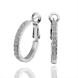Gold silver New Style retro Hoop earrings fashion design Zircon earrings Top Quality