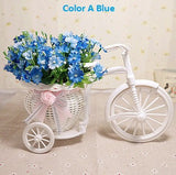 Rattan vase + flowers meters orchid artificial flower set home decoration