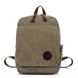 New Fashion canvas laptop backpack men travel bag men casual student school bag