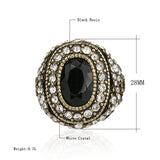 Green Agate Ring European And American Popular Style Bulk Jewelry Lots Wholesale Rings Party Gifts Crystal