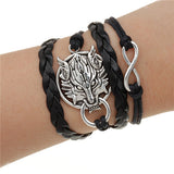 Handmade Charm Bracelet Eiffel Tower Love Anchors Wrap Leather Bracelet pulseira couro bracelets for women