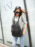 Women Backpacks Washed Leather Backpacks Lady Girls Travel Women Bags Rivet Backpacks Student School Bag
