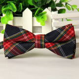 High quality fashion men casual Cotton bow tie men's bowties for man butterfly cravat Plaid bowtie
