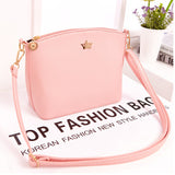 Hit Your Heart New Fashion Shell Women Messenger Bags Cross Pattern Women Bags PU Leather Mini Women Shoulder Bag Female