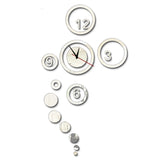 Mirror Wall Art Clocks 3D Best Home Decoration Modern Design Watch Wall Stickers Novelty Households Clocks Home Decor