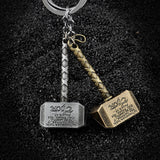 Hot Marvel Comics Super Hero Pendant Key Chain The Avengers Mjolnir Thor Hammer Keychain Keyring Chaveiro
