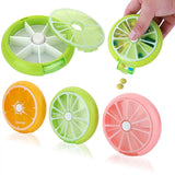 Hot Outdoor Travel Pill Portable 7-Day Rotating Pill Case Medicine Box Pill Dispenser Vitamin Holder , Cute Candy Storage Cases