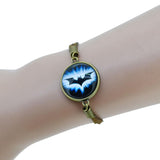 Hot Sale Justice League Series Suede Leather Heroes Bracelet Batman Superman Captain The Flash America Charms Creative Gifts