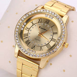 Hot Sale Women Gold Watch Luxury Stainless Steel Waterproof Military Watch Wristwatch Women Watches Relogios Femininos