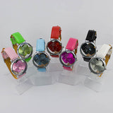 Hot Selling Cute Heart Shaped Round Face Women Girls Quartz Wrist Watches