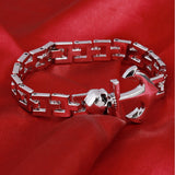 Hot Selling Stainless Steel Bracelets Bangles Man Fashion Jewelry Charms Punk Man Accessories Male Wrap Cuff Bracelet