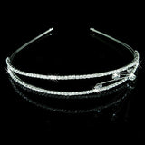 Hot fashion female girl rhinestone crystal Headband bandage on his head Bride Wedding Tiara crown hair hoop accessories 